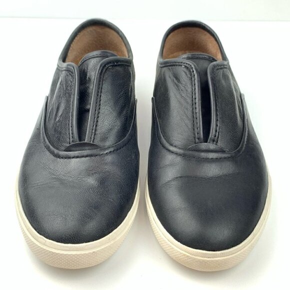 Frye Maya Cvo sneakers  sz 8 black goat leather - Picture 11 of 13